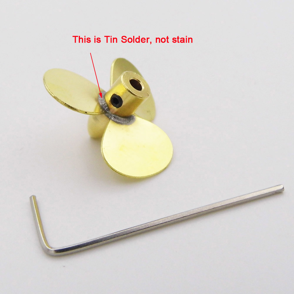 1PC 12mm 14mm 16mm 20mm 23mm M – Rc Boat Metal Propeller Copper 3 Blade recenzja i cena
