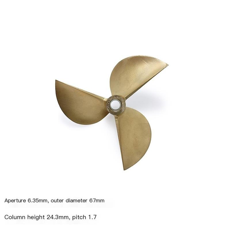 Śruba napędowa do łodzi RC, CN – Rc Boat Metal Propeller Copper 3 Blade recenzja i cena