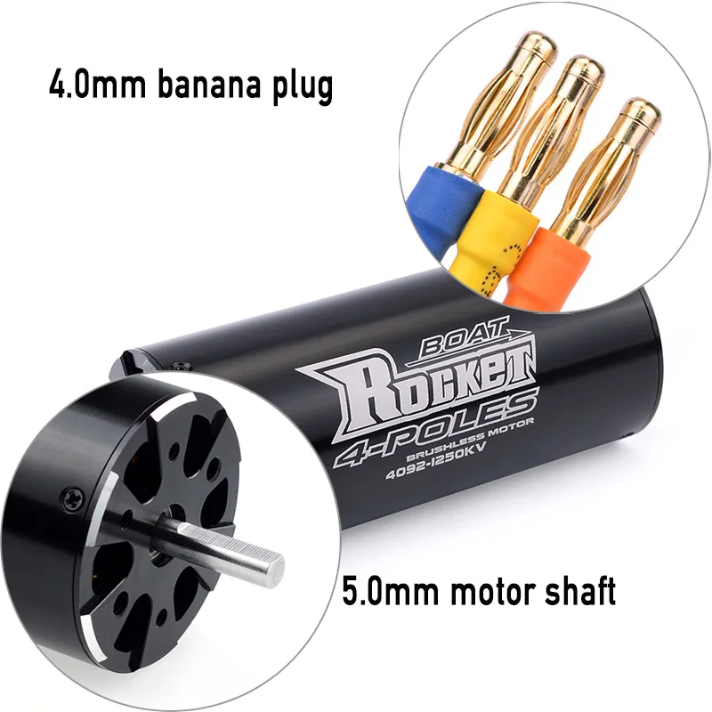 UniFlyRocket-RC 4074 4082 4092 – Rc Boat Water Cooling Jacket Motor recenzja i cena