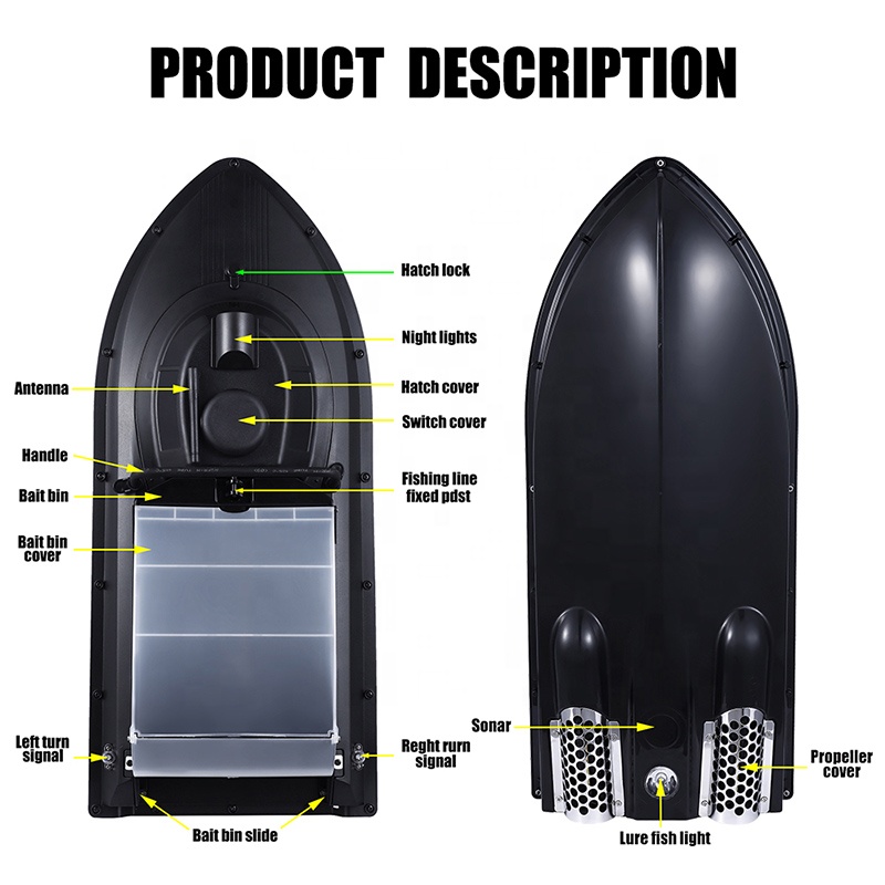 Niemieckie magazyny JABO2BG 20 – Rc Bait Boat Gps Autopilot Fish Finder recenzja i cena