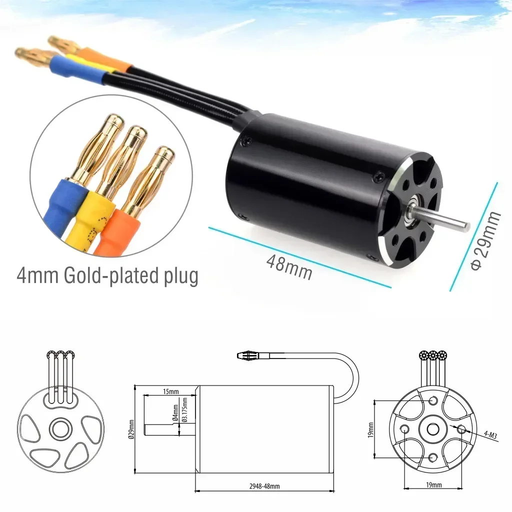 Silnik łodzi bezszczotkowy Sur – Rc Boat Water Cooling Jacket Motor recenzja i cena