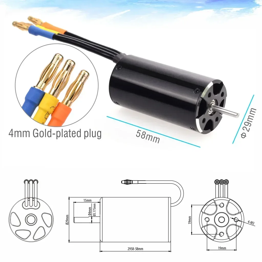 Silnik łodzi bezszczotkowy Sur – Rc Boat Water Cooling Jacket Motor recenzja i cena