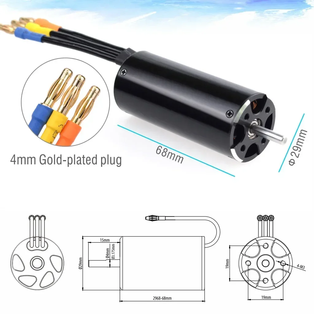 Silnik łodzi bezszczotkowy Sur – Rc Boat Water Cooling Jacket Motor recenzja i cena