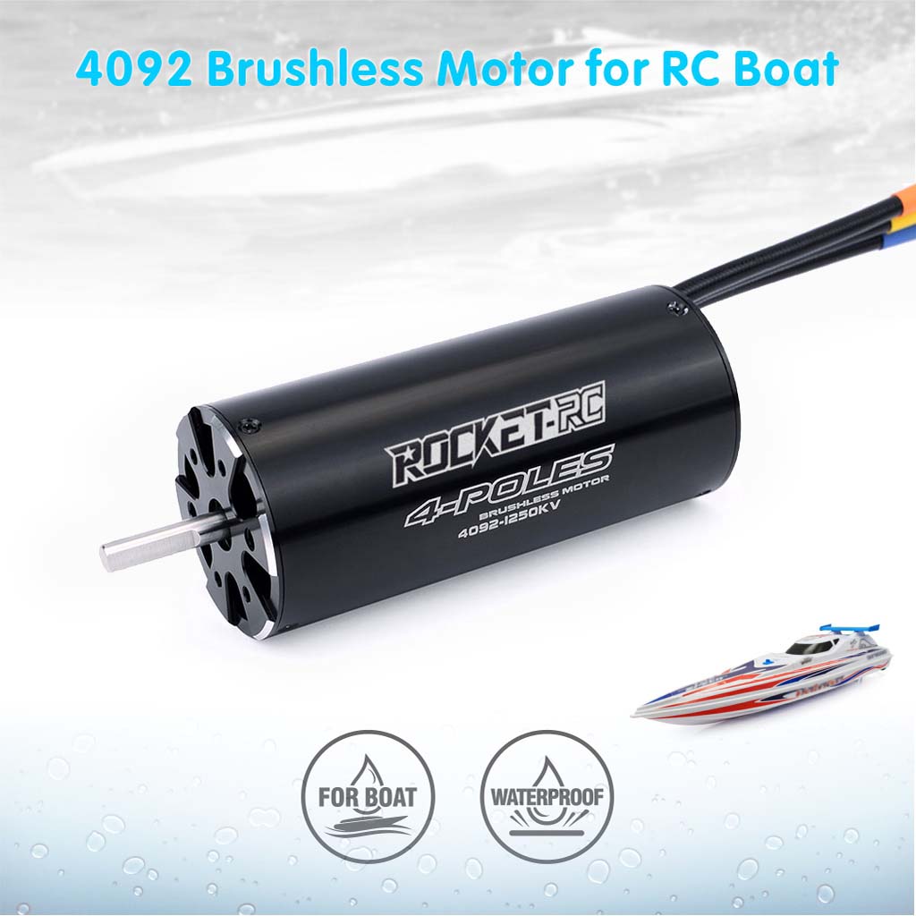Rocket-RC 4092 1250KV 1520KV W – Rc Boat Water Cooling Jacket Motor recenzja i cena