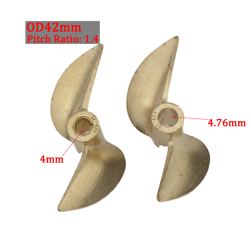 1 szt. Śmigła miedziane do łod – Rc Boat Metal Propeller Copper 3 Blade recenzja i cena