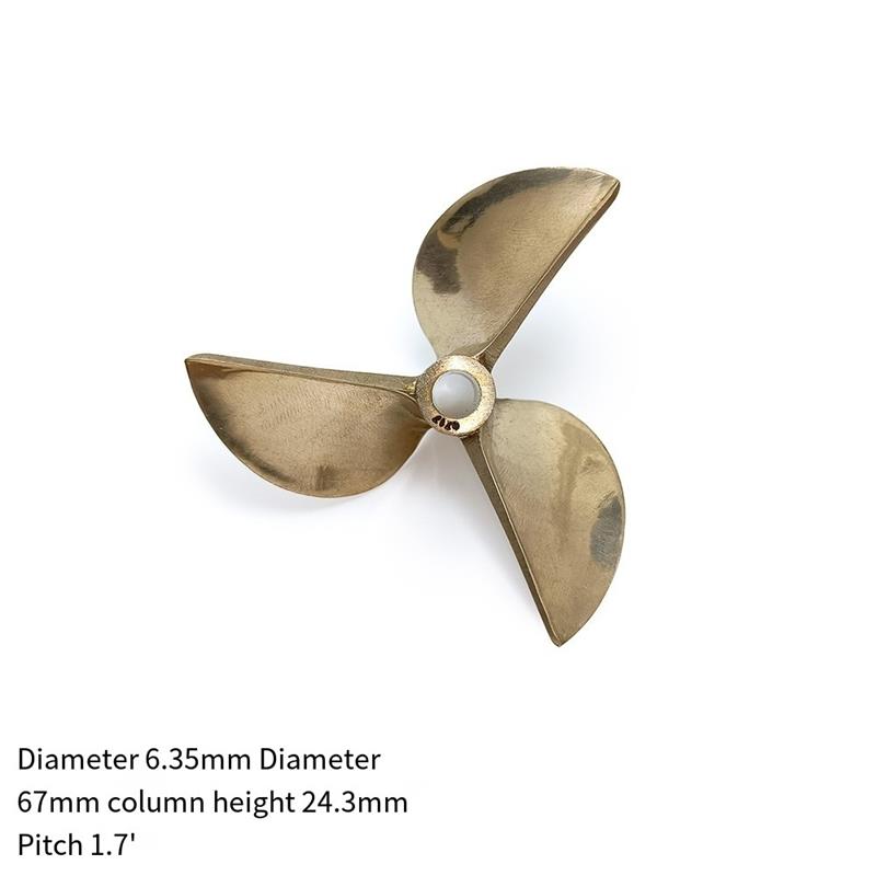 Miedziane śruby napędowe do ło – Rc Boat Metal Propeller Copper 3 Blade recenzja i cena