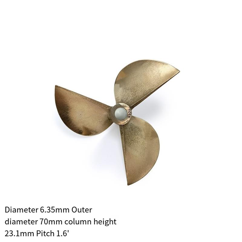 Miedziane śruby napędowe do ło – Rc Boat Metal Propeller Copper 3 Blade recenzja i cena