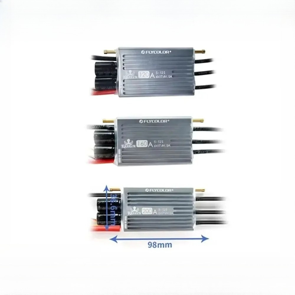 FLYCOLOR KRAKEN Wersja Wysokie – Brushless Esc Waterproof 120A Marine recenzja i cena