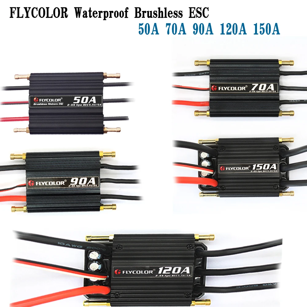 Wodoodporny silnik bezszczotko – Brushless Esc Waterproof 120A Marine recenzja i cena