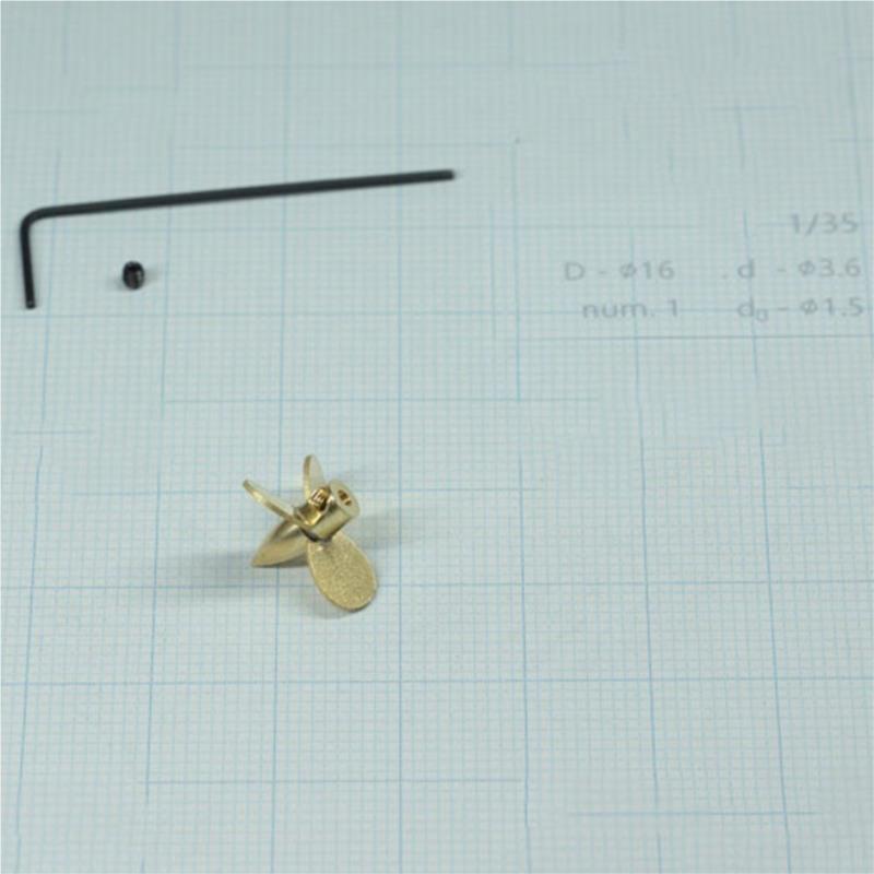 16mm 3-łopatowy miedziany prop – Rc Boat Metal Propeller Copper 3 Blade recenzja i cena