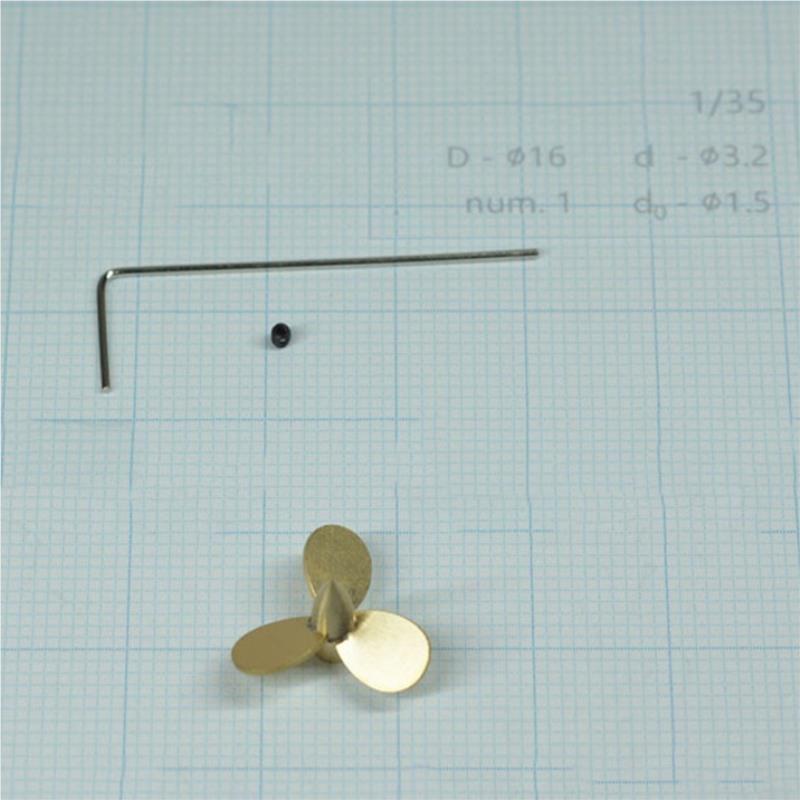 16mm 3-łopatowy miedziany prop – Rc Boat Metal Propeller Copper 3 Blade recenzja i cena