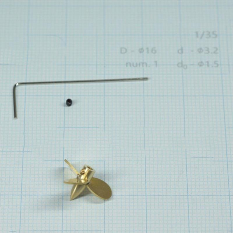 16mm 3-łopatowy miedziany prop – Rc Boat Metal Propeller Copper 3 Blade recenzja i cena