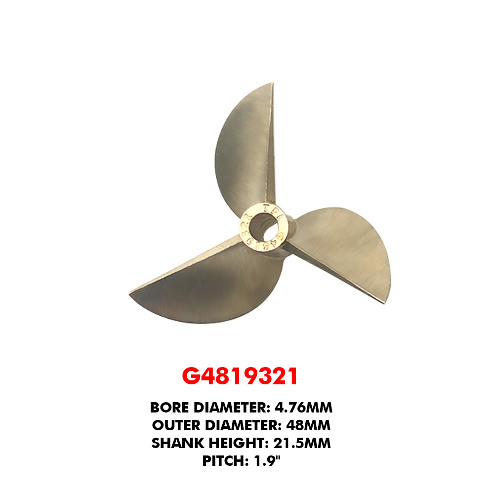 Śmigło miedziane TFL, 3 łopaty – Rc Boat Metal Propeller Copper 3 Blade recenzja i cena