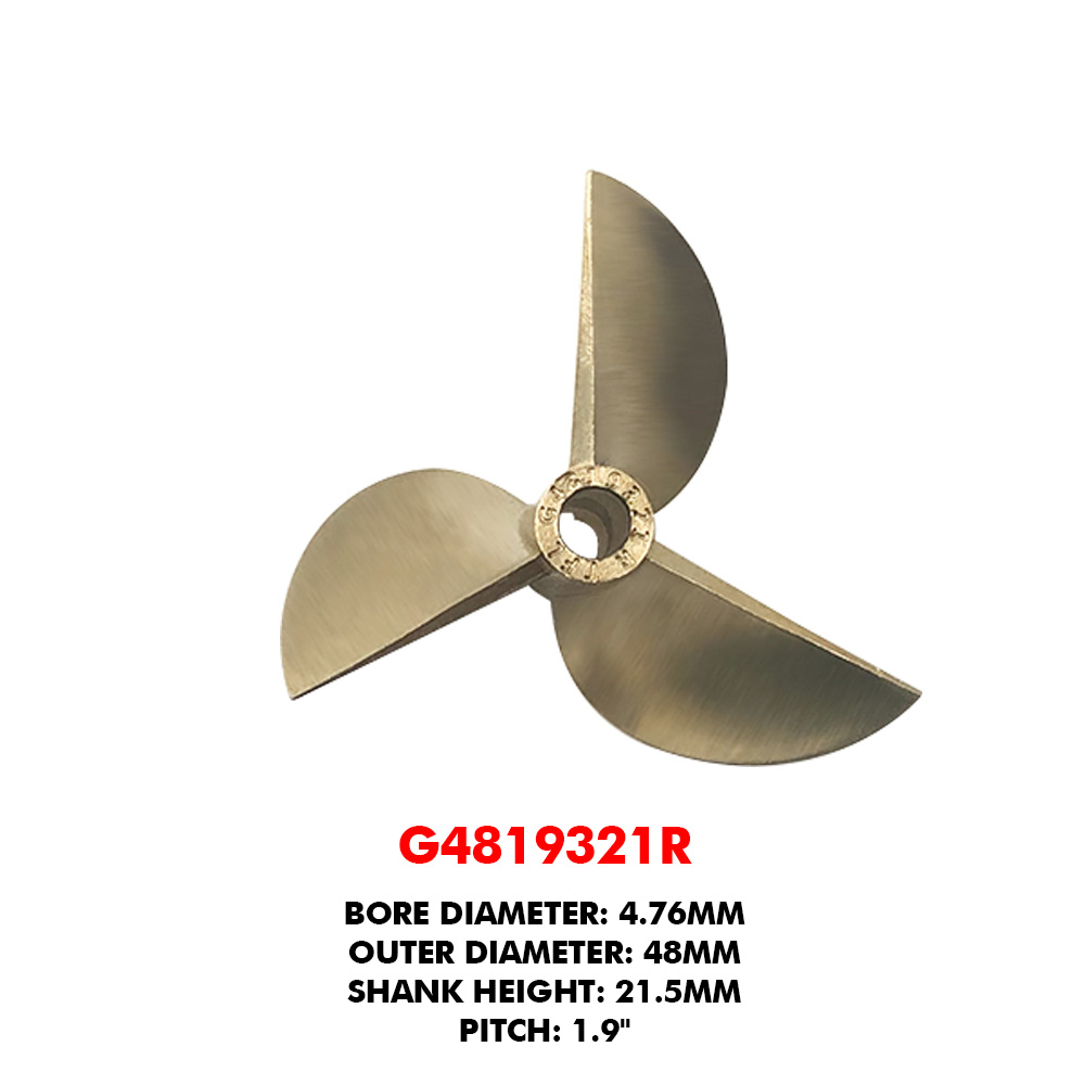 Śmigło miedziane TFL, 3 łopaty – Rc Boat Metal Propeller Copper 3 Blade recenzja i cena
